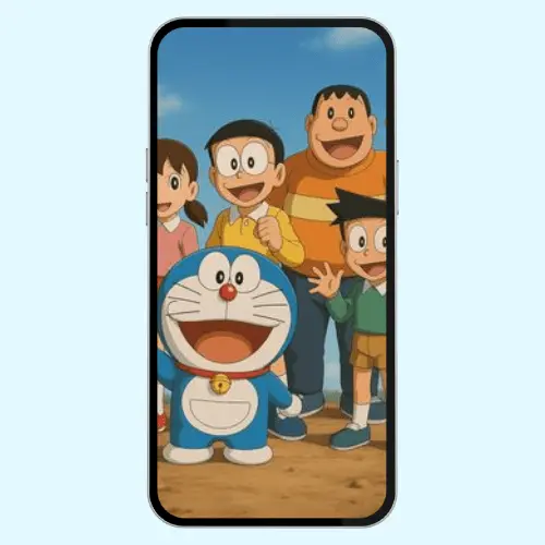 Download Doraemon X APK 1.3c Latest Android Version 2026 1 Doraemon Character in a Mobile frame