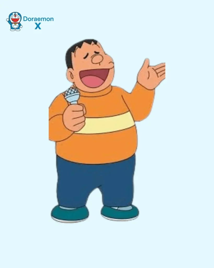 Doraemon Characters: Complete List of all Doraemon Cartoon Characters with Names & Pictures 4 Gian